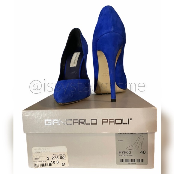 Giancarlo Paoli Suede ‘Dafne’ Stilettos - Picture 2 of 2